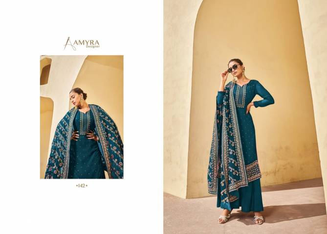 Aaina Vol 10 Amyra Function Wear Wholesale Georgette Dress Material